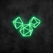 Gaming Dice Neon Sign