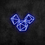 Gaming Dice Neon Sign