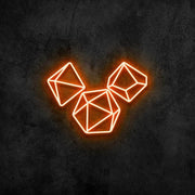 Gaming Dice Neon Sign