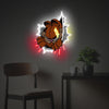 Garfield Breaks Through The Wall LED Neon Acrylic Artwork