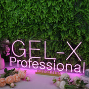 Gel-X Professional Purple Neon Sign