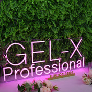 Gel-X Professional Purple Neon Sign