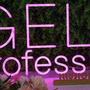 Gel-X Professional Purple Neon Sign