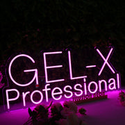 Gel-X Professional Purple Neon Sign