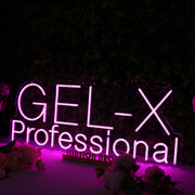 Gel-X Professional Purple Neon Sign