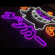 Gengar Fire Neon Sign