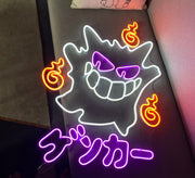 Gengar Fire Neon Sign