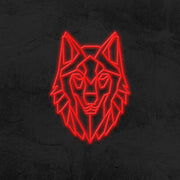 Geo Wolf Neon Sign