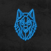 Geo Wolf Neon Sign