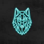 Geo Wolf Neon Sign