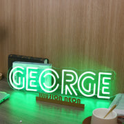 George Green Custom Neon Sign