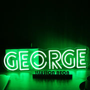 George Green Custom Neon Sign