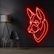 German Shepherd Neon Sign NE906-1