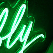 Get Bubbly Green Neon Sign