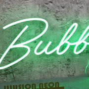 Get Bubbly Green Neon Sign