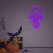 Ghost Face LED Neon Sign