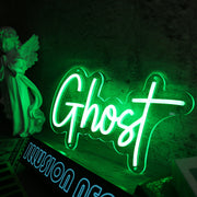 Ghost Green Neon Sign