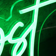 Ghost Green Neon Sign