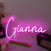 Gianna Pink Neon Sign