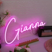 Gianna Pink Neon Sign