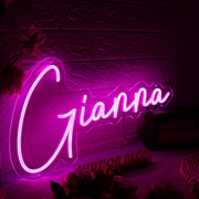 Gianna Pink Neon Sign