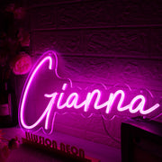 Gianna Pink Neon Sign