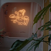 Girl Takes A Shower Neon Sign