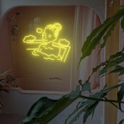 Girl Takes A Shower Neon Sign