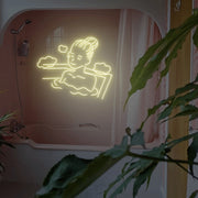 Girl Takes A Shower Neon Sign