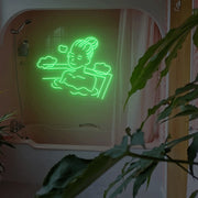 Girl Takes A Shower Neon Sign