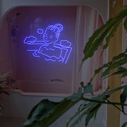 Girl Takes A Shower Neon Sign