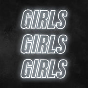 Girls Girls Girls Neon Lamp