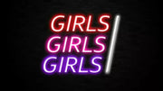 Girls Girls Girls Neon Lamp Neon Sign