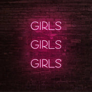 Girls Girls Girls Neon Sign