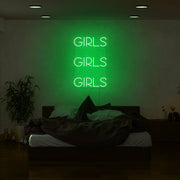 Girls Girls Girls Neon Sign