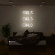 Girls Girls Girls Neon Sign