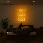 Girls Girls Girls Neon Sign