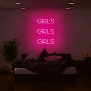 Girls Girls Girls Neon Sign