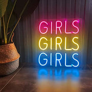 Girls Girls Girls Neon Sign For Bar