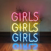 Girls Girls Girls Neon Sign For Bar