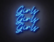 Girls Girls Girls Neon Sign Led