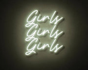 Girls Girls Girls Neon Sign Led