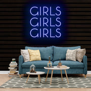 Girls Girls Girls Neon Sign Led Sign