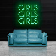 Girls Girls Girls Neon Sign Led Sign