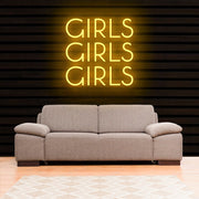 Girls Girls Girls Neon Sign Led Sign