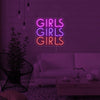 Girls Girls Girls Neon Sign