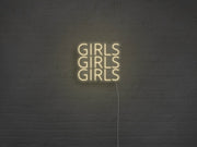 Girls Girls Girls Neon Sign