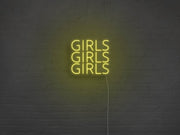 Girls Girls Girls Neon Sign