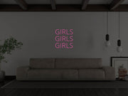 Girls Girls Girls Neon Sign