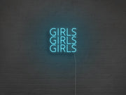 Girls Girls Girls Neon Sign